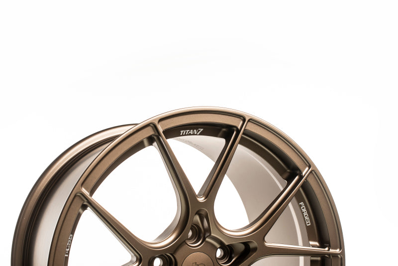 Titan 7 T-CS5 18x9.5 5x114.3 +40 Offset / 73 CB Techna Bronze Wheel (Hub Ring Req.)