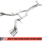 AWE Tuning 16-19 Chevy Camaro SS Non-Res Cat-Back Exhaust - Track Edition (Quad Chrome Silver Tips)