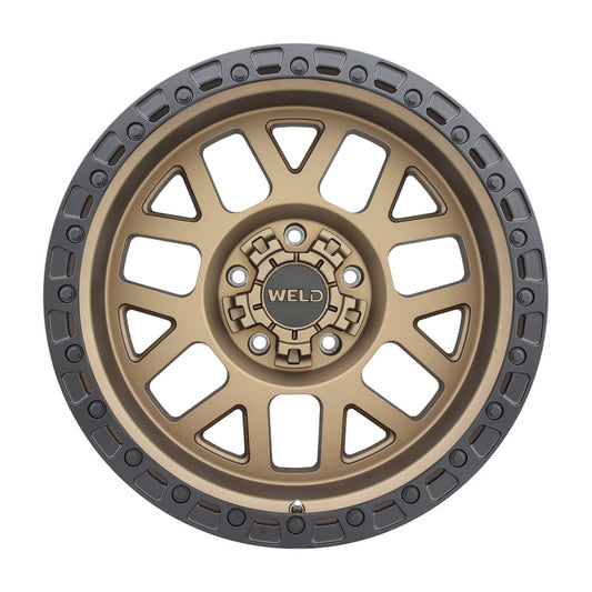 Weld Off-Road W115 17X8.5 Cinch 5X108 5X114.3 ET38 BS6.25 Satin Bronze / Satin Black 72.56