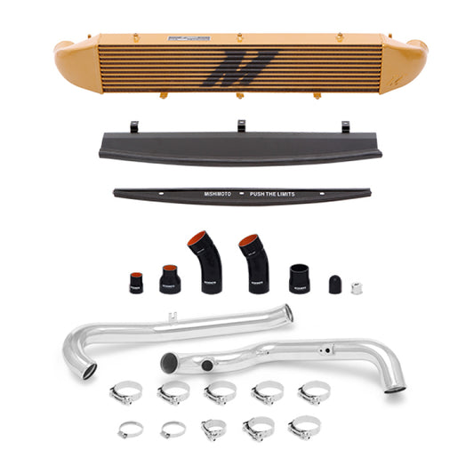 Mishimoto 2014-2016 Ford Fiesta ST 1.6L Front Mount Intercooler (Gold) Kit w/ Pipes (Silver)