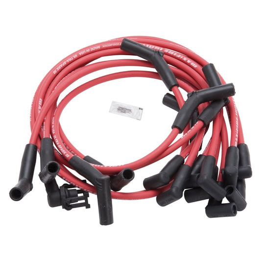 Edelbrock Spark Plug Wire Set SBF 83-96 50 Ohm Resistance Red Wire (Set of 10)