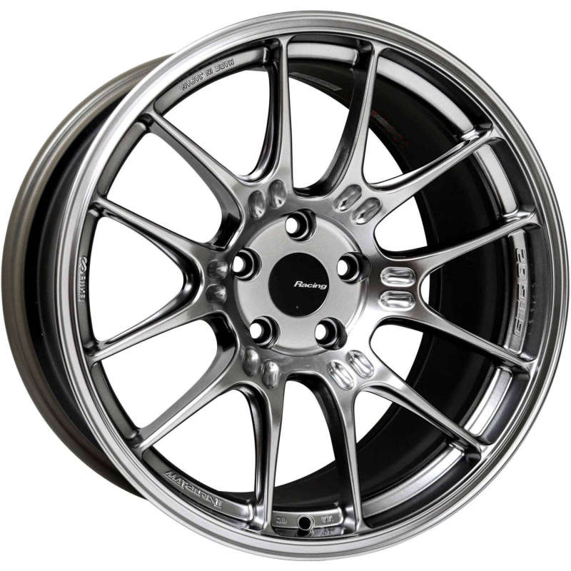 Enkei GTC02 18x9.5 5x112 45mm Offset 66.5mm Bore Hyper Silver Wheel