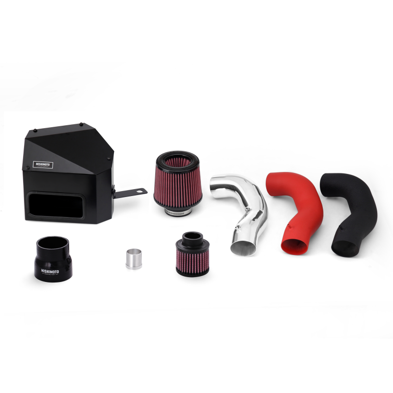 Mishimoto 15-16 VW Golf/GTI 1.8L/2.0L Performance Air Intake Kit - Wrinkle Red