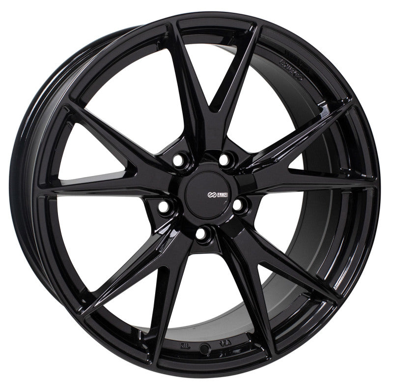 Enkei Phoenix 18x8 45mm Offset 5x100 72.6mm Bore Gloss Black Wheel