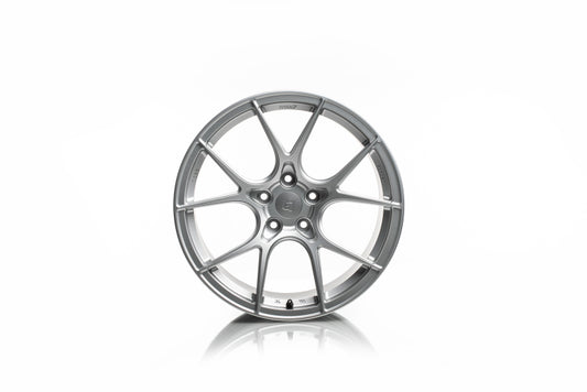 Titan 7 T-CS5 18x9.5 5x114.3 +40 Offset / 73 CB Iridium Silver Wheel (Hub Ring Req.)