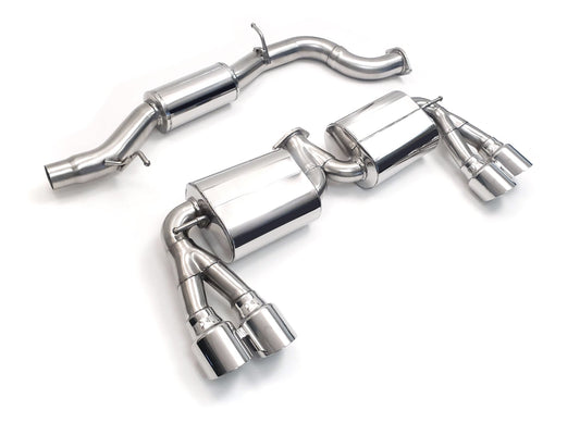 Stainless Steel Cat-Back Exhaust V2 • MQB S3 8V/8V.2 [sku] - NEUSPEED