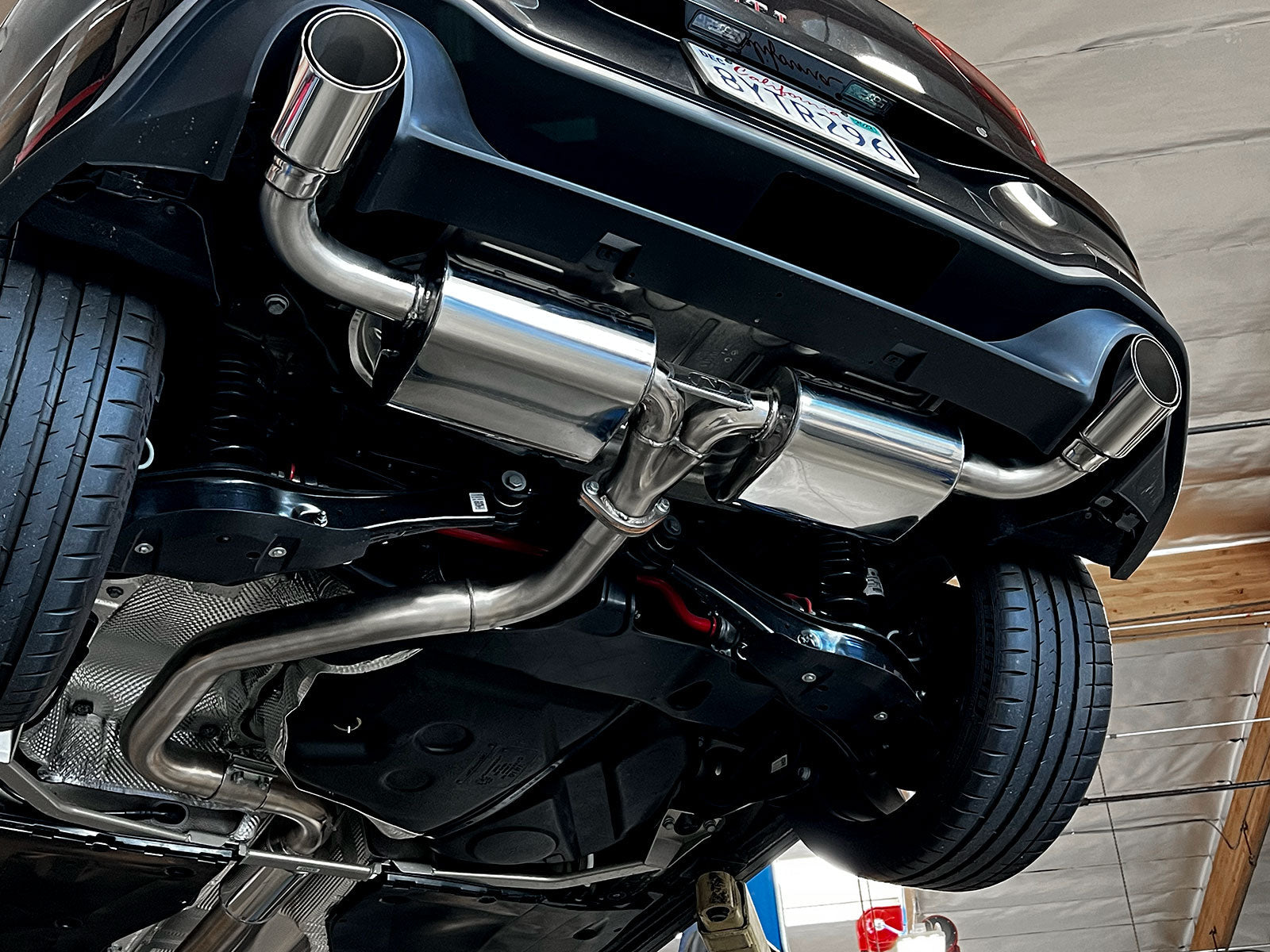 Stainless Steel Cat-Back Exhaust • MQBe GTI Mk8 [sku] - NEUSPEED