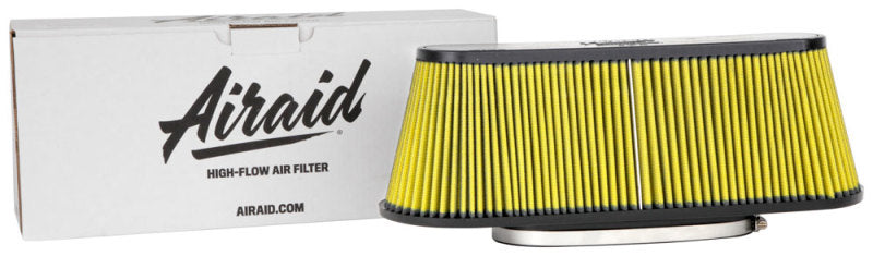 Airaid Universal Air Filter - 8-5/8in FLG x 17-9/16x5-9/16in B x 15-1/16x3-1/16in T x 6in H