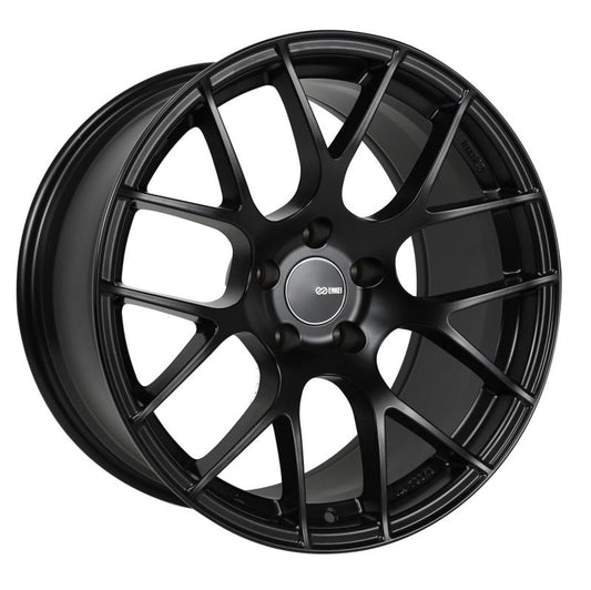 Enkei Raijin 19x8 45mm Offset 5x114.3 Bolt Pattern 72.6 Bore Dia Black Wheel