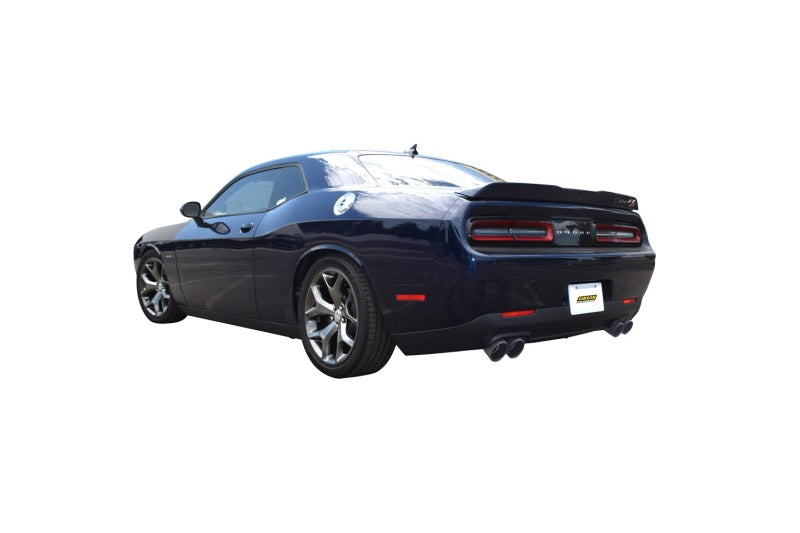 Gibson 15-16 Dodge Challenger R/T 5.7L 2.5in Cat-Back Dual Exhaust - Black Elite (Ceramic)