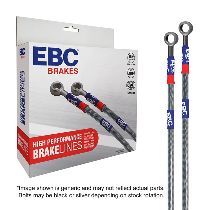 EBC 99-03 Ford Mustang GT (4th Gen) 4.6L Stainless Steel Brake Line Kit