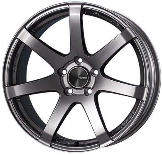 Enkei PF07 18x10 5x114.3 38mm Offset Dark Silver Wheel *Special Order/No Cancel*