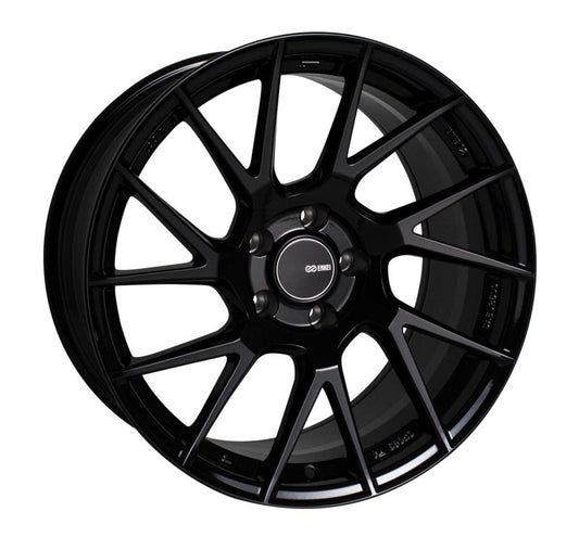 Enkei TM7 17x9.0 5x100 45mm Offset 72.6mm Bore Gloss Black Wheel