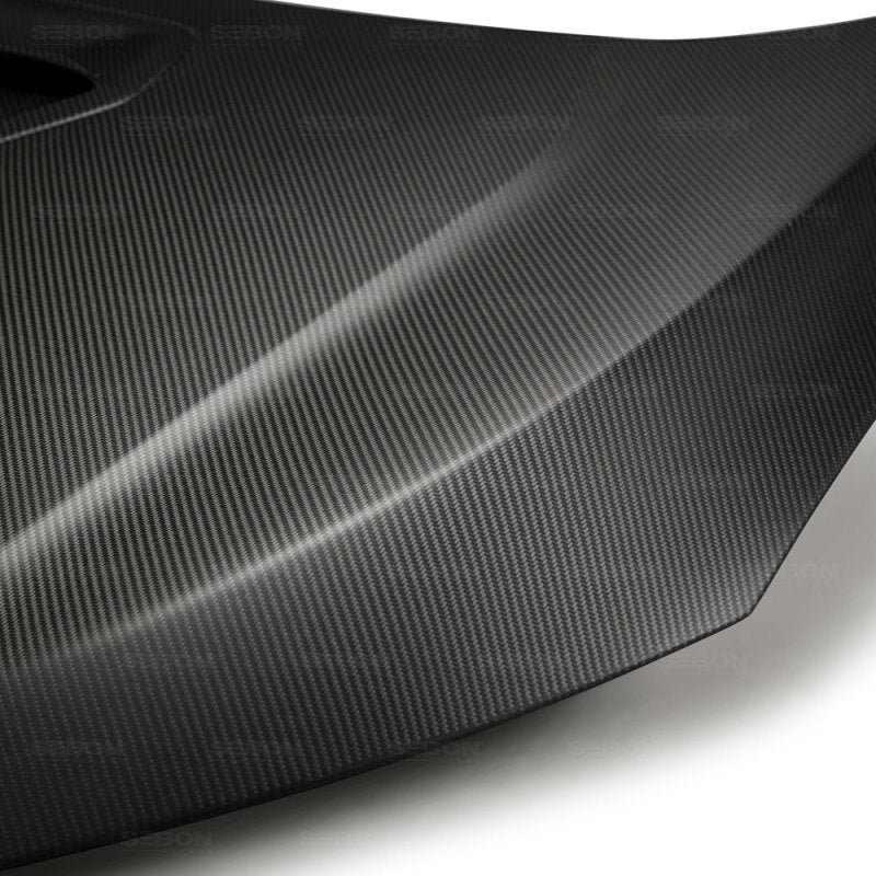 Seibon 17-18 Honda Civic Type-R OEM-Style Dry Carbon Fiber Hood