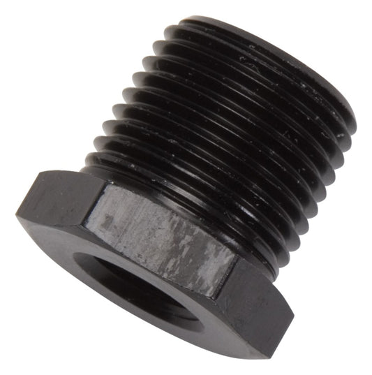 Russell Performance 1/2in Male to 3/8in Female Pipe Bushing Reducer (Black)