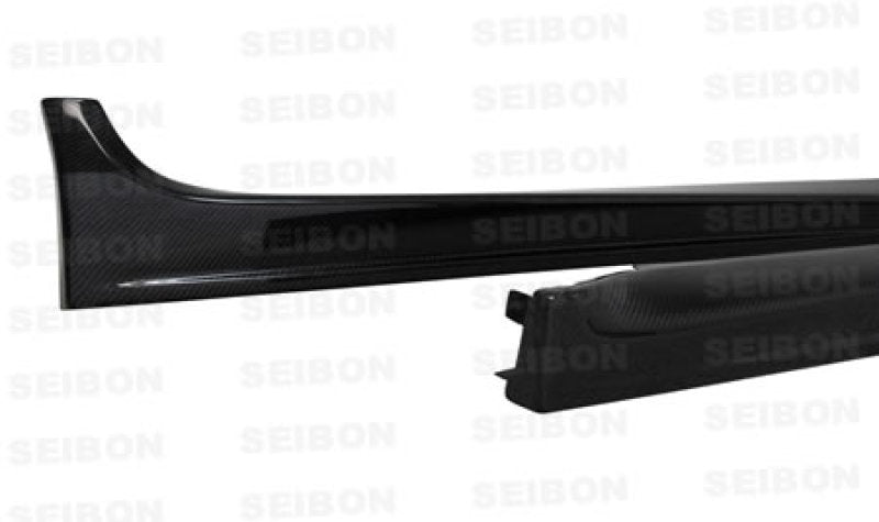 Seibon 08-09 Mitsubishi Evo X OEM-style Carbon Fiber Side Skirts