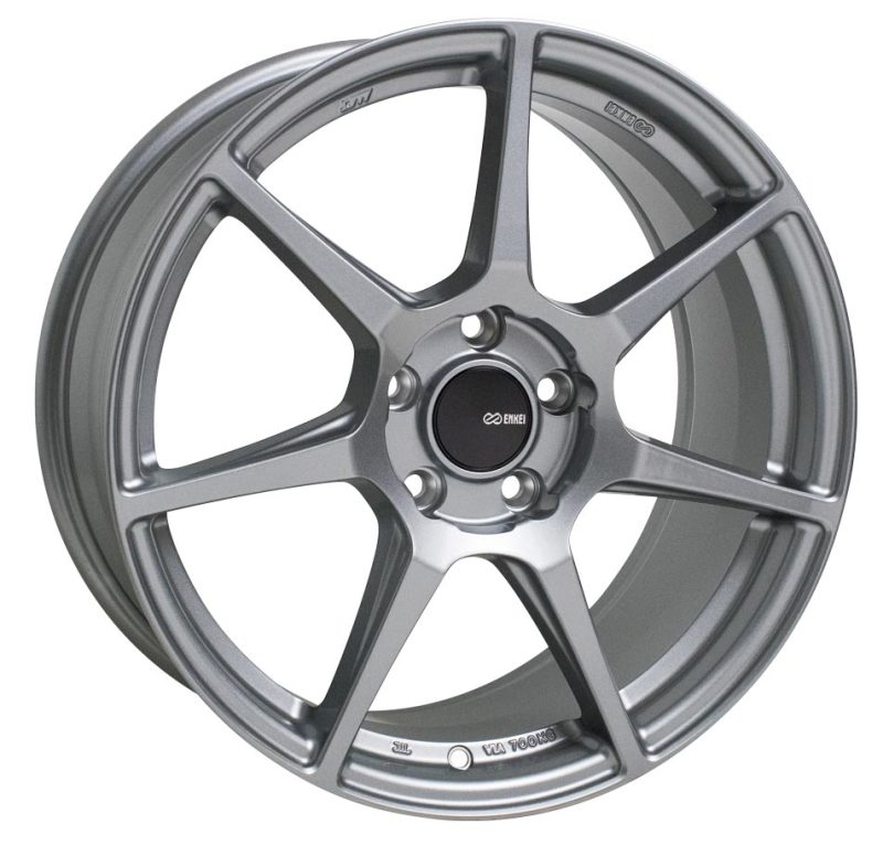 Enkei TFR 18x8 45mm Offset 5x112 BP 72.6mm Bore Storm Gray