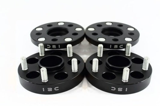 ISC Suspension 5x114.3 Hub Centric Wheel Spacers 20mm Black (Pair)