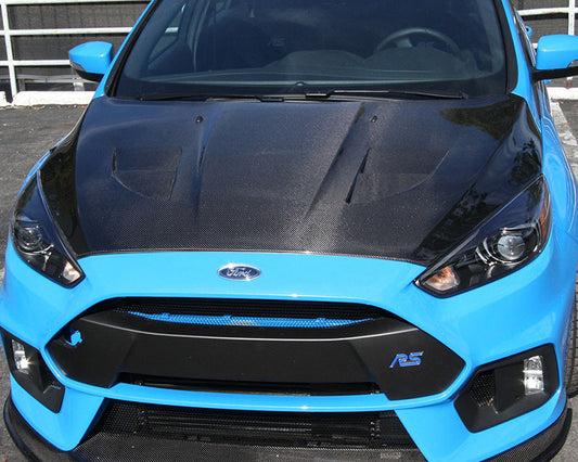 Anderson Composites Carbon Fiber Type-SA Carbon Fiber Hood Ford Focus RS 16-17 15+ ST