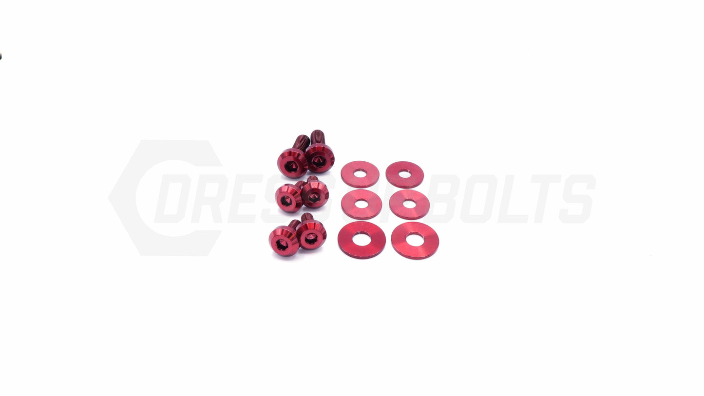 Dress Up Bolts Titanium Hardware Kit - Verus Engineering Turbo Heat Shield (Toyota Supra MKV)