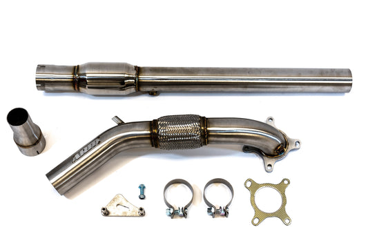 MK6 GTI 3" CATTED DOWNPIPE - ARM Motorsports