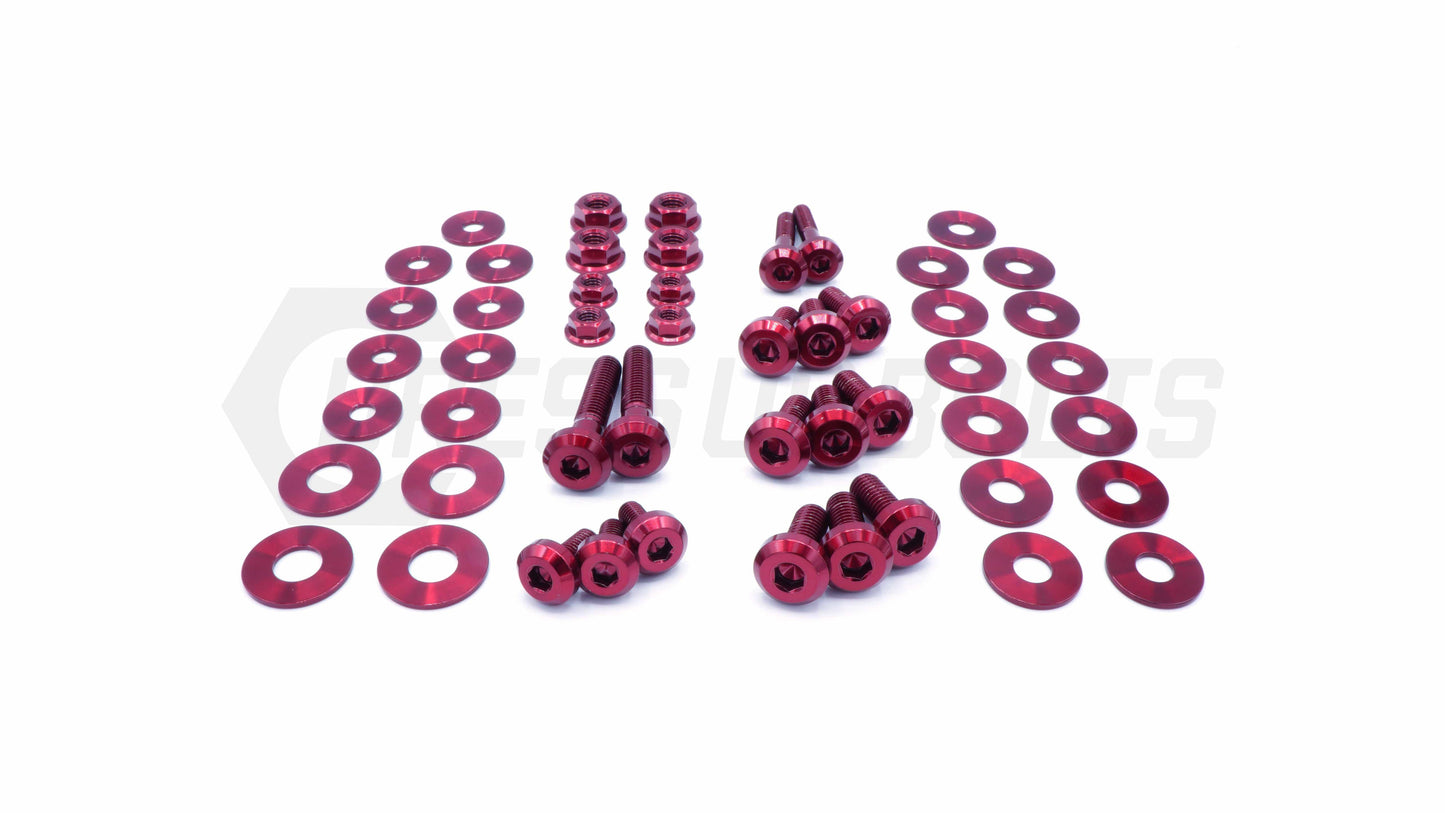 Dress Up Bolts Stage 1 Titanium Hardware Engine Bay Kit - Toyota Supra MKV - DressUpBolts.com