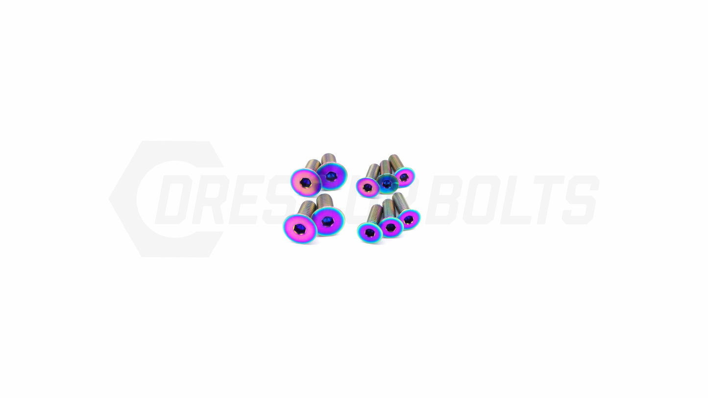 Dress Up Bolts Titanium Hardware Door Kit - Toyota Supra MKIII (1986-1992)