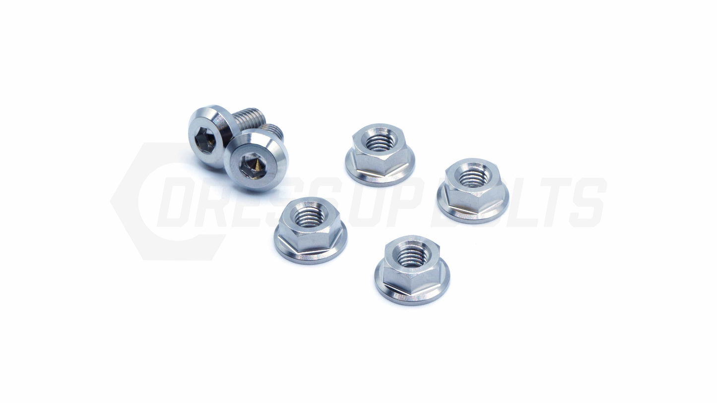 Dress Up Bolts Titanium Hardware Hood Kit - Toyota GR86/Subaru BRZ (2022+)