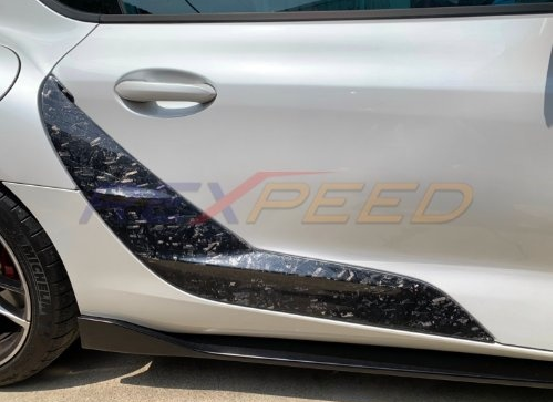 Rexpeed Supra 2020 V1 Forged Carbon Side Door Garnish