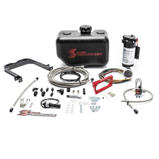 Snow Performance 05-10 Mustang Stg 2 Boost Cooler Water Injection Kit (SS Braided Line & 4AN)