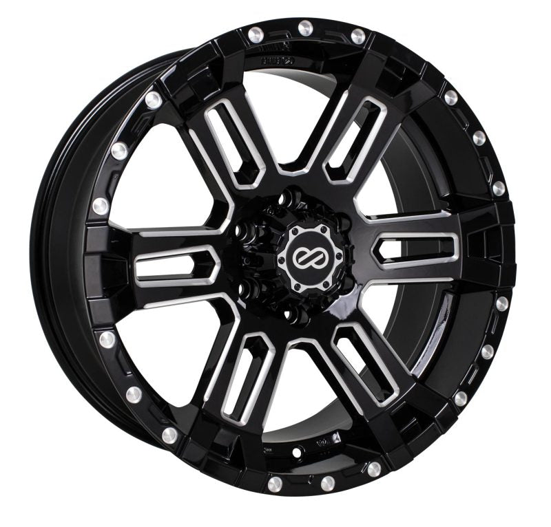 Enkei Commander 20x9 15mm Offset 6x135 Bolt Pattern 87 Bore Black Machined Wheel