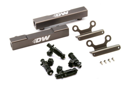 DeatschWerks Fuel Injectors 1200cc w/ Top Feed Fuel Rails - Subaru Models (inc. 2002-2014 WRX / 2007+ STI)