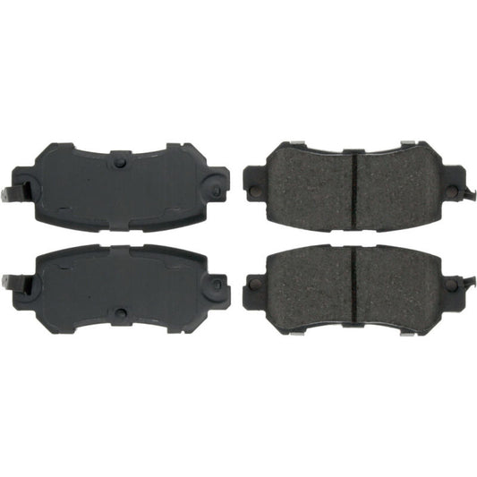 PosiQuiet 10 / 12-17 Nissan GT-R Premium Semi-Metallic Rear Brake Pads