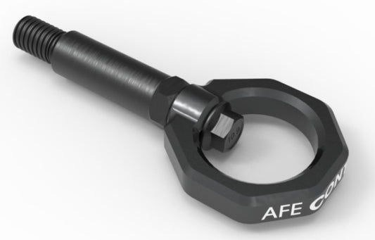 aFe Control Front Tow Hook Gray 20-21 Toyota GR Supra (A90)