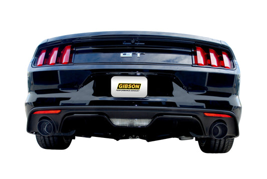 Gibson 2015 Ford Mustang GT Premium 5.0L 3in Cat-Back Dual Exhaust - Black Elite (Ceramic)