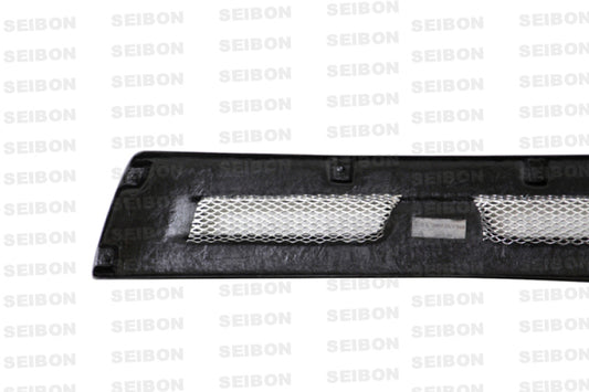 Seibon 08-12 Mitsubishi Lancer Evo X Shaved Emblem Carbon Fiber Front Grill does not fit MR model