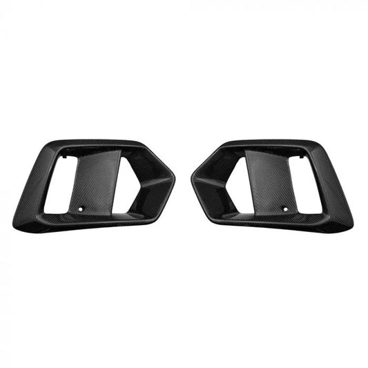 SEIBON Carbon Fog Light Surround Carbon Fiber Pair Focus RS 2016-2018