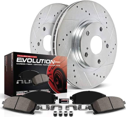 Power Stop 17-18 Audi RS3 Rear Z23 Evolution Sport Brake Kit