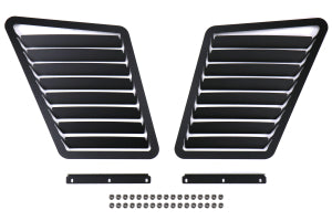 Verus Engineering Hood Louver Kit Powdercoated Black Ford Focus ST 2013+ / RS 2013-2018