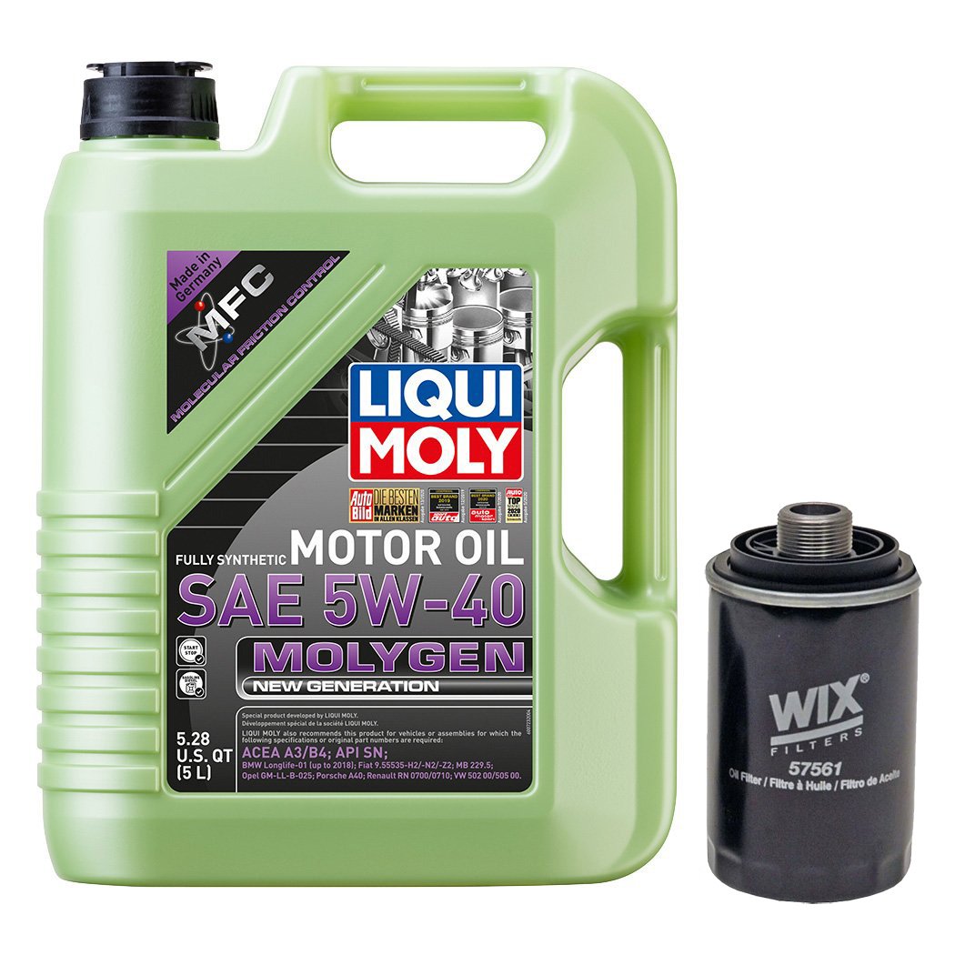 MAPerformance 5W-40 Oil Service Kit | Multiple VW/Audi Fitments (LQM 20232 + WIX 57561)