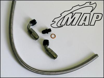 MAP Fuel Feed Line / Braided Stainless Hose (DSM)