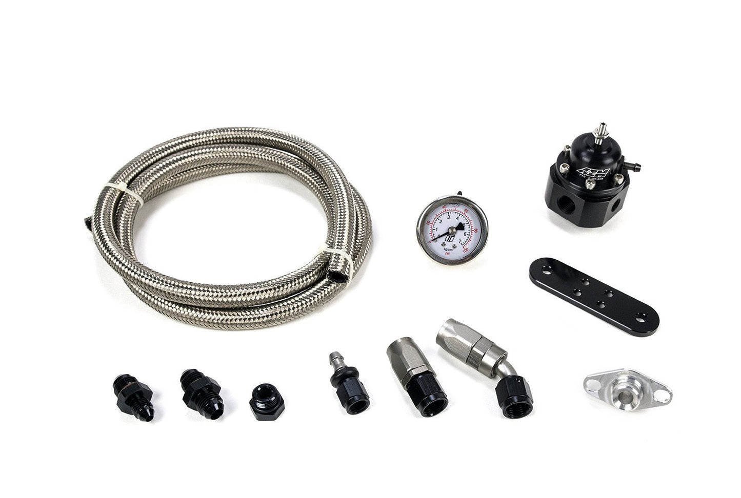 MAP AFPR Install Kit with AEM Regulator | 2003-2007 Mitsubishi Evo 8/9 (EVO-AFPR-AEM)