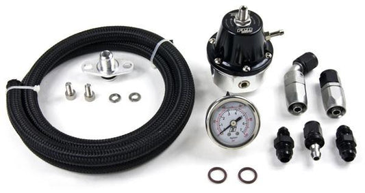 MAP Evo 8/9 AFPR Install Kit with Black Turbosmart Regulator (EVO-AFPR-TS-PL-BLK) - Modern Automotive Performance
