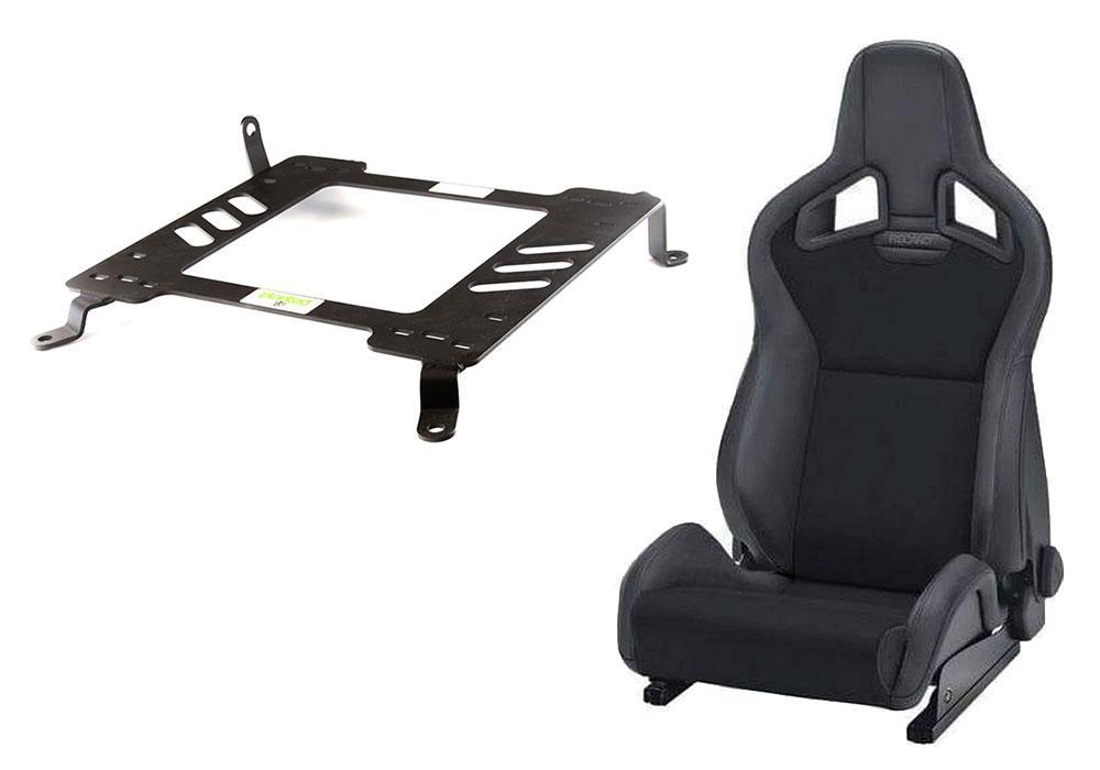 Recaro Cross Sportster CS Seats + Planted Mounting Hardware Combo | 2008-2015 Mitsubishi Evo X