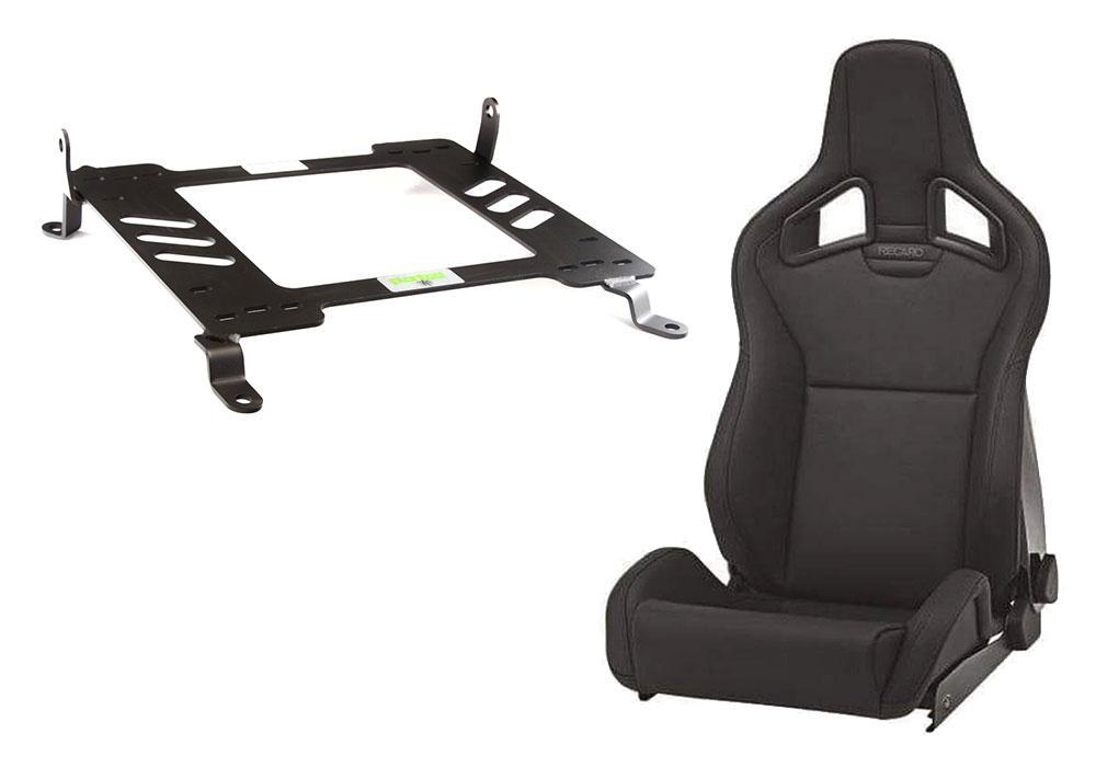 Recaro Cross Sportster CS Seats + Planted Mounting Hardware Combo | 2008-2015 Mitsubishi Evo X