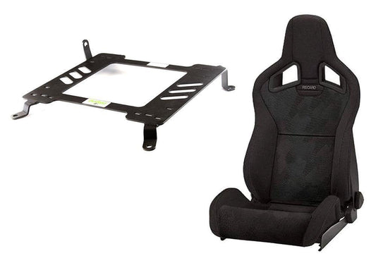 Recaro Cross Sportster CS Heated Seats + Planted Mounting Hardware Combo | 2008-2015 Mitsubishi Evo X