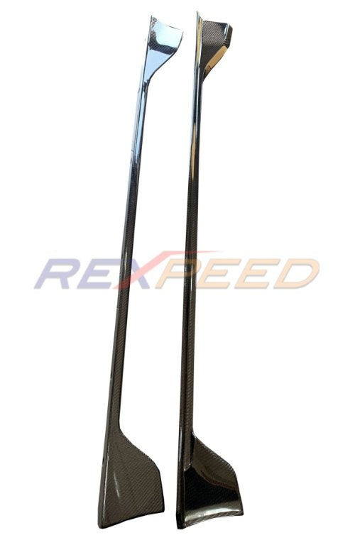 Rexpeed Supra GR 2020+ V3 Carbon Fiber Side Skirt Extension